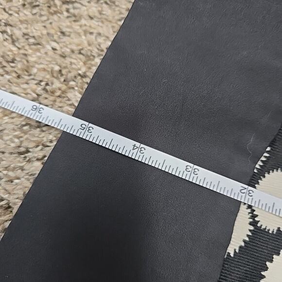 Anthropologie LEIFNOTES Womens Size 2 Notched Dots Corduroy Dress Black Ivory - Picture 7 of 14